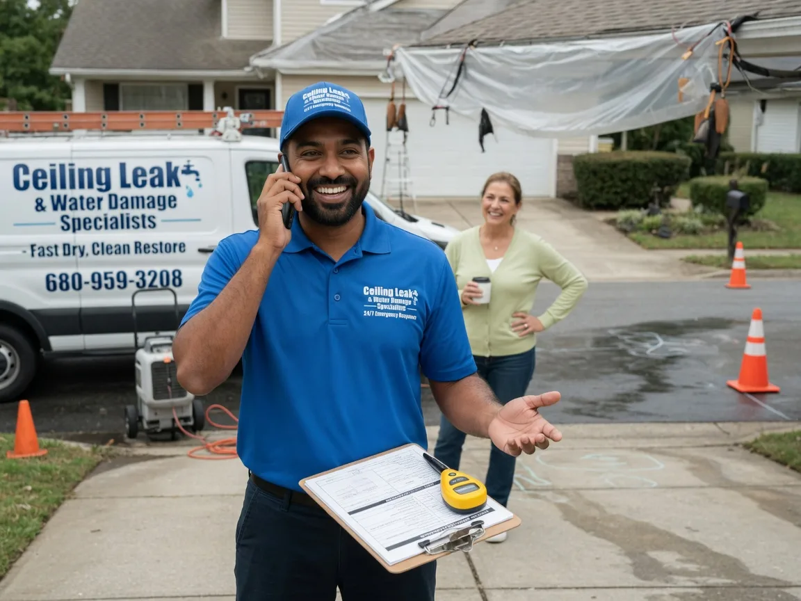 Ceiling Leak Cleanup Amagon, AR FAQs